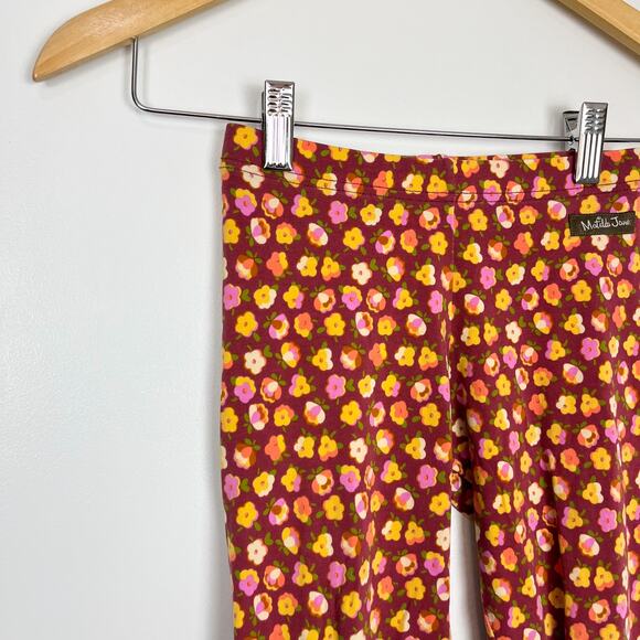 Matilda Jane Floral Striped Pattern Magician Ruffle Benny’s Leggings Size Girl 8 - Picture 2 of 7